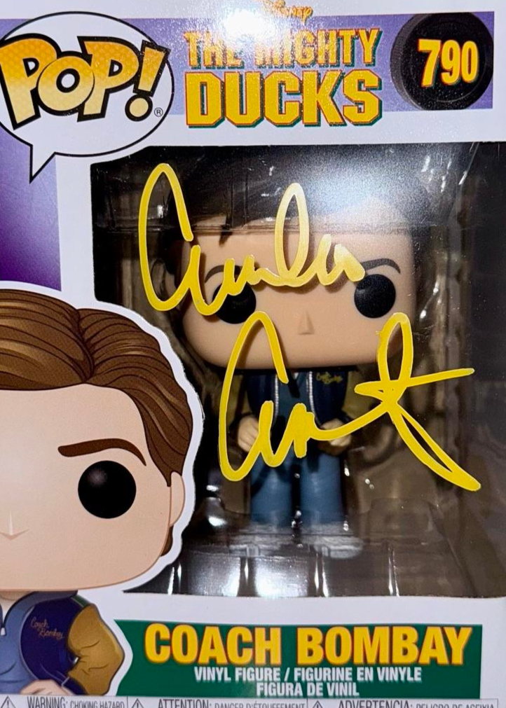Emilio Estevez Signed Funko Pop #790 "Coach Bombay" (The Mighty Ducks) - Beckett COA